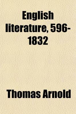 Book cover for English Literature, 596-1832