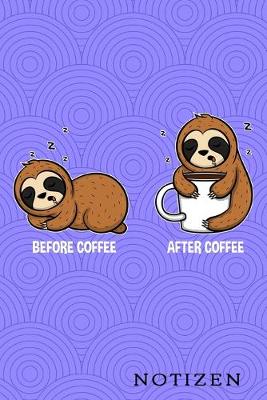 Book cover for Before Coffee After Coffee Notizen