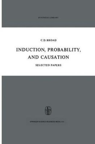 Cover of Induction, Probability, and Causation