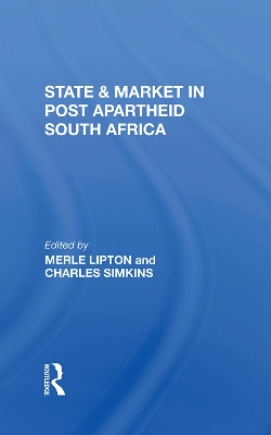 Book cover for State And Market In Postapartheid South Africa