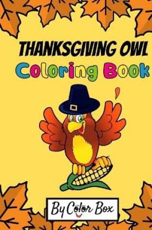 Cover of Thanksgiving Owl Coloring Book