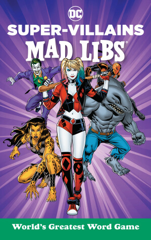 Book cover for DC Super-Villains Mad Libs
