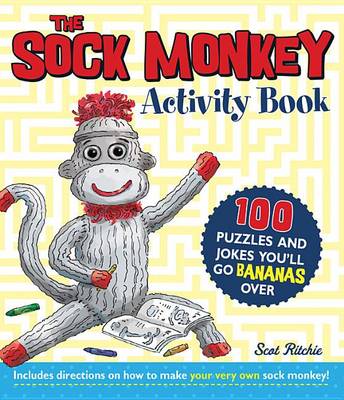 Book cover for The Sock Monkey Activity Book