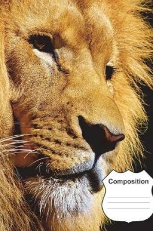 Cover of Lion Composition Notebook