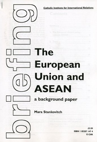 Book cover for The European Union and the ASEAN