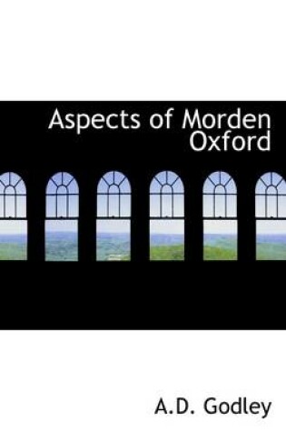 Cover of Aspects of Morden Oxford