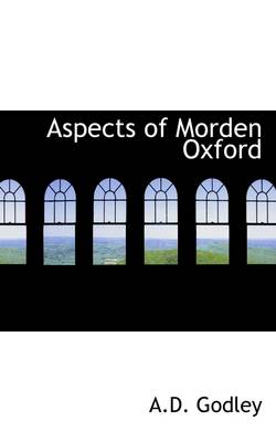 Book cover for Aspects of Morden Oxford