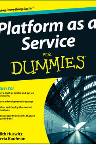 Cover of Platform as a Service For Dummies(R)