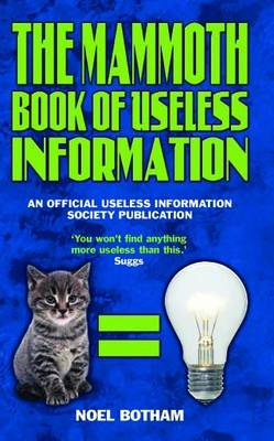 Book cover for Mammoth Book of Useless Information