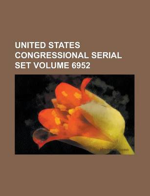 Book cover for United States Congressional Serial Set Volume 6952