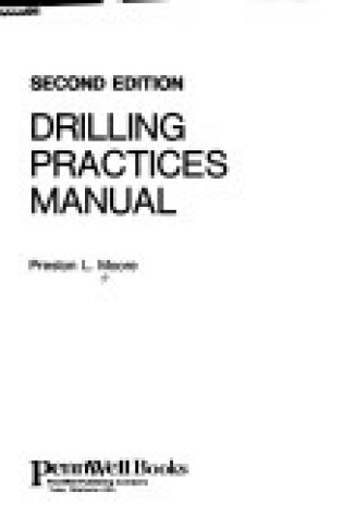 Cover of Drilling Practices Manual