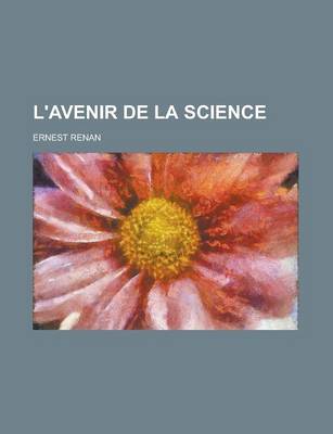 Book cover for L'Avenir de La Science