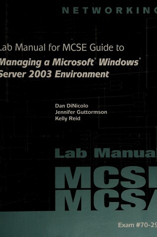 Cover of 70-275 Mcse Lab Man Windows