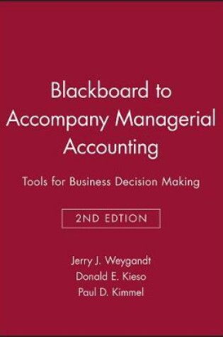 Cover of Blackboard to Accompany Managerial 2e