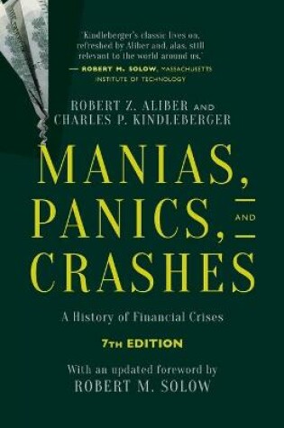 Cover of Manias, Panics, and Crashes