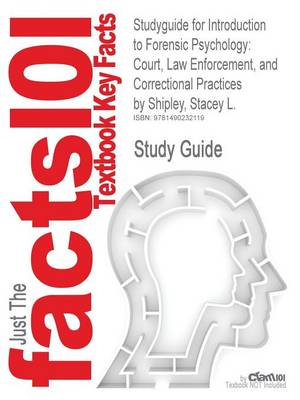 Book cover for Studyguide for Introduction to Forensic Psychology