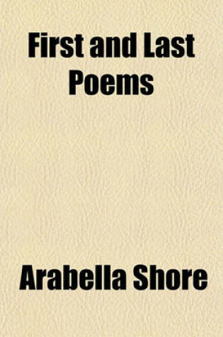 Cover of First and Last Poems