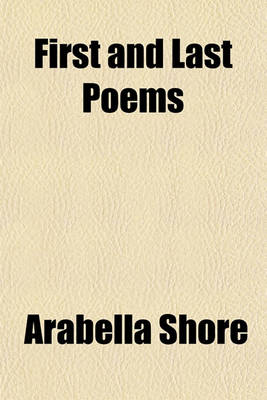 Book cover for First and Last Poems