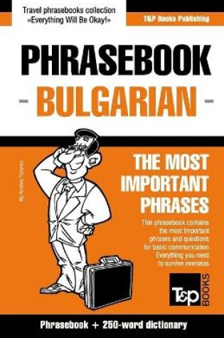 Cover of English-Bulgarian phrasebook and 250-word mini dictionary