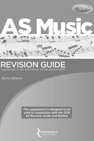 Cover of OCR AS Music Revision Guide Supplement