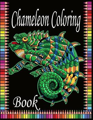 Book cover for Chameleon Coloring Book