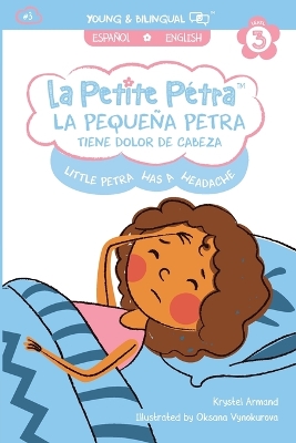 Book cover for La Pequeña Petra tiene dolor de cabeza