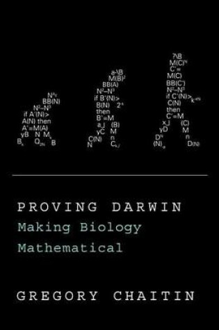 Cover of Proving Darwin: Making Biology Mathematical