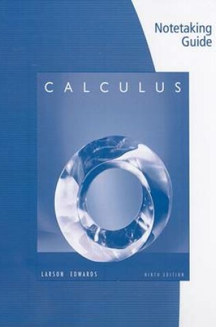 Cover of Note Taking Guide for Larson/Edwards Calculus 9e