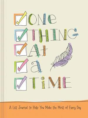 Book cover for ONE THING AT A TIME