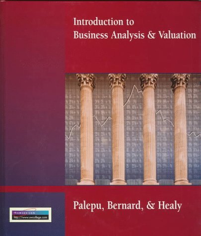 Book cover for Introduction to Business Analysis and Valuation