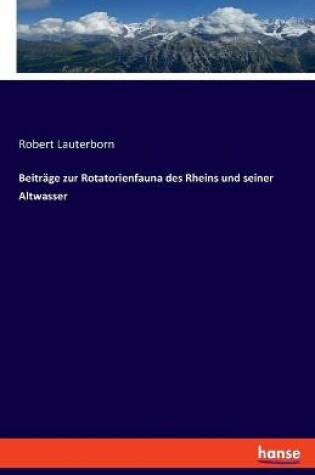 Cover of Beiträge zur Rotatorienfauna des Rheins und seiner Altwasser