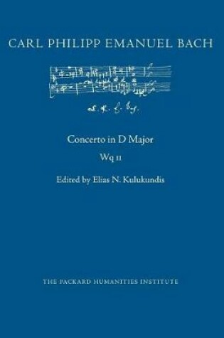 Cover of Concerto in D Major, Wq 11