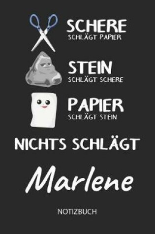 Cover of Nichts schlagt - Marlene - Notizbuch