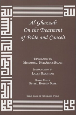 Cover of Al-Ghazzali on the Treatment of Pride and Conceit