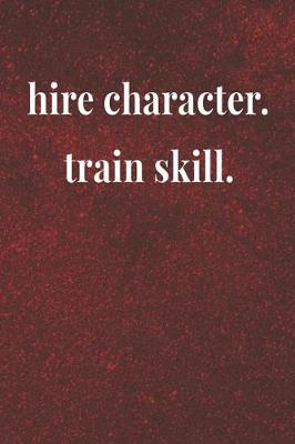 Book cover for Hire Character Train Skill