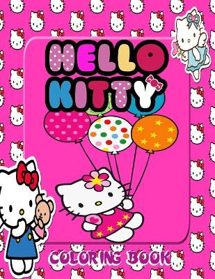 Book cover for hello kitty coloring book