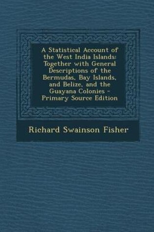 Cover of A Statistical Account of the West India Islands