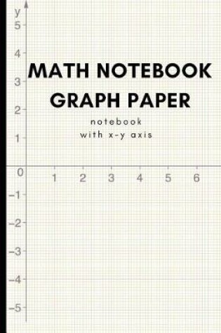 Cover of Math Notebook Graph Paper