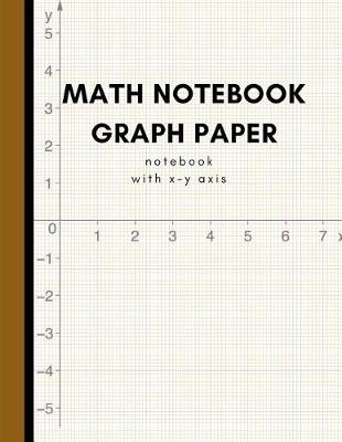 Book cover for Math Notebook Graph Paper