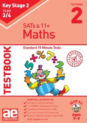 Book cover for KS2 Maths Year 3/4 Testbook 2