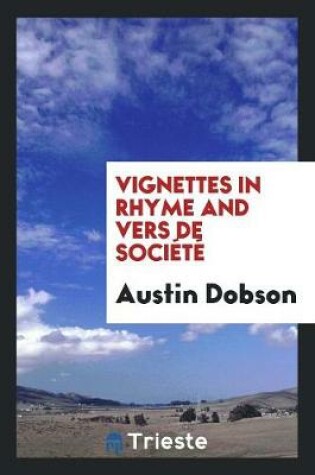 Cover of Vignettes in Rhyme and Vers de Societe