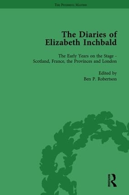 Book cover for The Diaries of Elizabeth Inchbald Vol 1