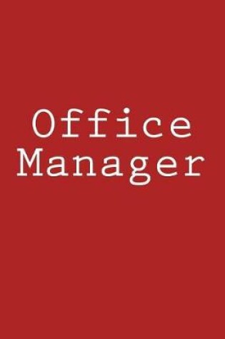 Cover of Office Manager