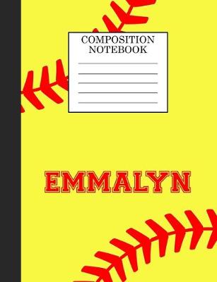 Book cover for Emmalyn Composition Notebook