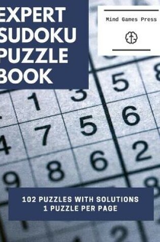 Cover of Expert Sudoku Puzzle Book