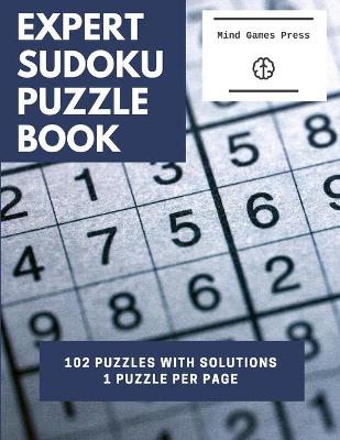 Book cover for Expert Sudoku Puzzle Book