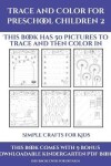 Book cover for Simple Crafts for Kids (Trace and Color for preschool children 2)