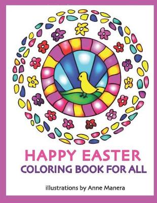 Book cover for Happy Easter Coloring Book for All