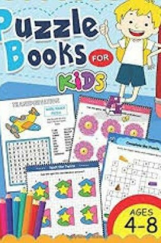 Cover of Puzzle Book For kids ages 4-8