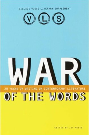 Cover of War of the Words